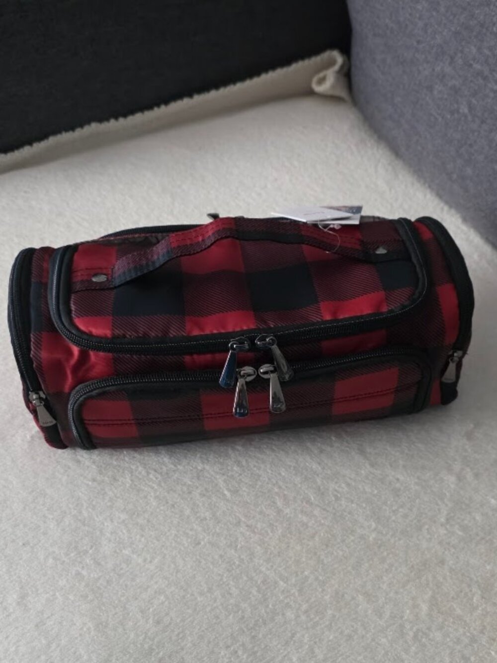 NWT Lug Trolley BUFFALO CHECK RED